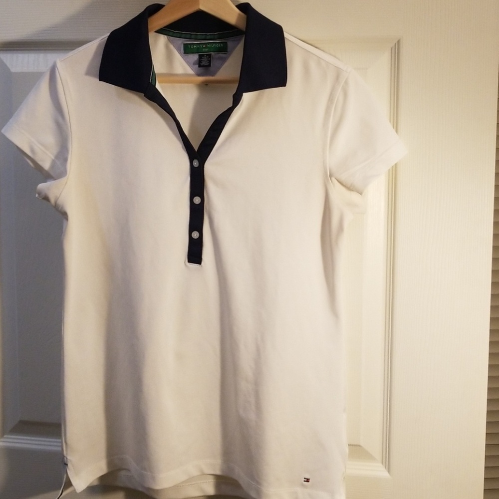 Tommy Hilfiger white women polo